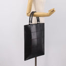 LOUIS VUITTON Epi Stretch Silver Fizz Handtasche Schwarz M54622 LV Auth 117803-24