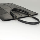 LOUIS VUITTON Epi Stretch Silver Fizz Hand Bag Black M54622 LV Auth 117803-6