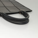 LOUIS VUITTON Epi Stretch Silver Fizz Hand Bag Black M54622 LV Auth 117803-7