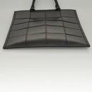 LOUIS VUITTON Epi Stretch Silver Fizz Hand Bag Black M54622 LV Auth 117803-5