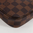 LOUIS VUITTON Damier Ebene Pochette Accessoires Pouch N41206 LV Auth 117812M-14