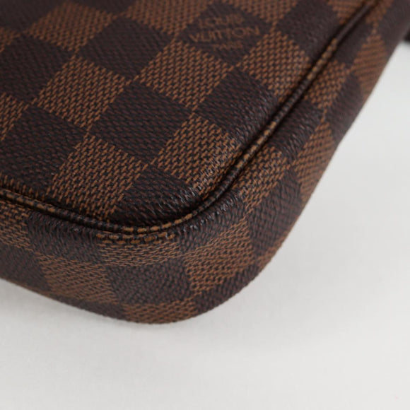 LOUIS VUITTON Damier Ebene Pochette Accessoires Pouch N41206 LV Auth 117812M