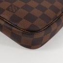 LOUIS VUITTON Damier Ebene Pochette Accessoires Pouch N41206 LV Auth 117812M-16