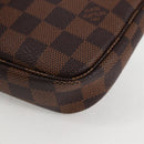 LOUIS VUITTON Damier Ebene Pochette Accessoires Pouch N41206 LV Auth 117812M-17