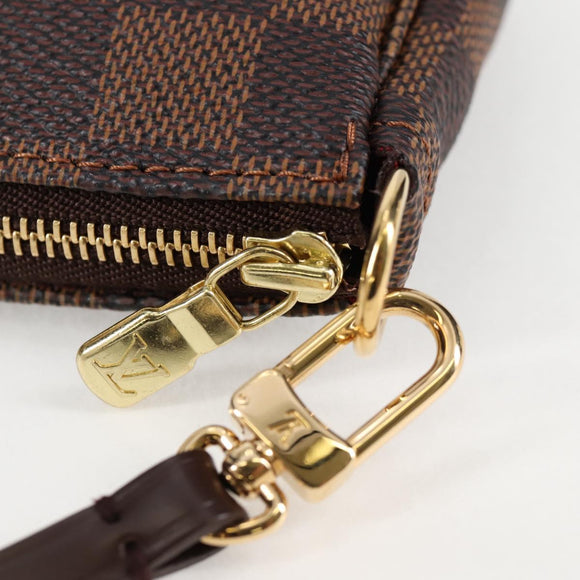LOUIS VUITTON Damier Ebene Pochette Accessoires Pouch N41206 LV Auth 117812M
