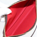 LOUIS VUITTON Damier Ebene Pochette Accessoires Pouch N41206 LV Auth 117812M-10