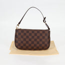 LOUIS VUITTON Damier Ebene Pochette Accessoires Pouch N41206 LV Auth 117812M-12