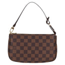 LOUIS VUITTON Damier Ebene Pochette Accessoires Pouch N41206 LV Auth 117812M-13