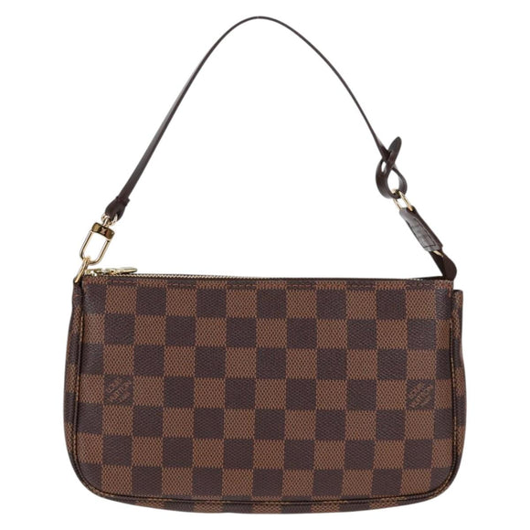 LOUIS VUITTON Damier Ebene Pochette Accessoires Pouch N41206 LV Auth 117812M