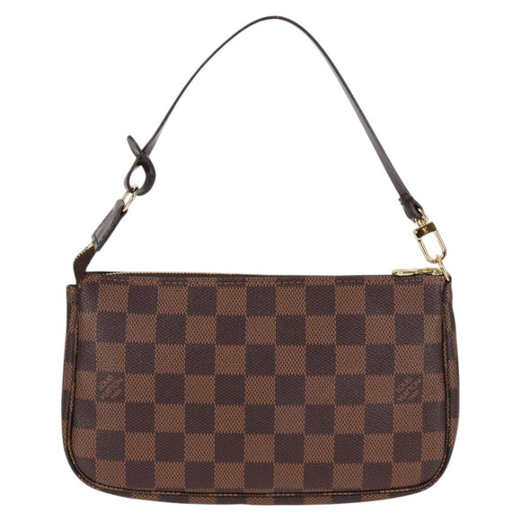 LOUIS VUITTON Damier Ebene Pochette Accessoires Pouch N41206 LV Auth 117812M