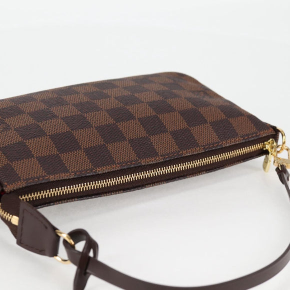 LOUIS VUITTON Damier Ebene Pochette Accessoires Pouch N41206 LV Auth 117812M