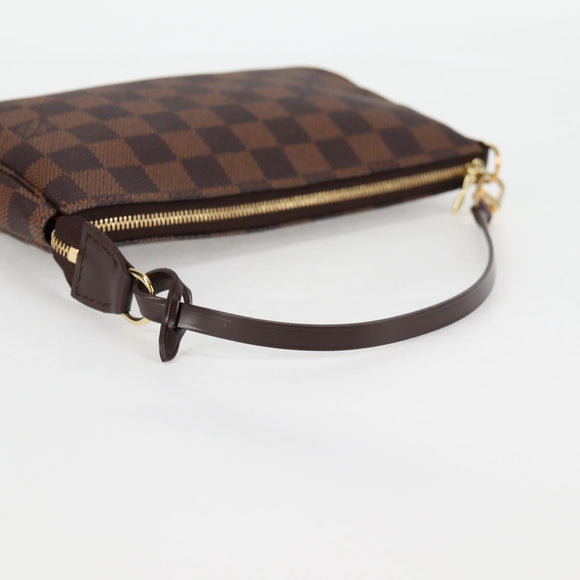 LOUIS VUITTON Damier Ebene Pochette Accessoires Pouch N41206 LV Auth 117812M