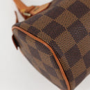 LOUIS VUITTON Damier Ebene Mini Speedy Hand Bag SPO N41536 LV Auth 117814SM-9