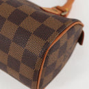 LOUIS VUITTON Damier Ebene Mini Speedy Hand Bag SPO N41536 LV Auth 117814SM-14