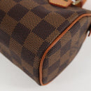 LOUIS VUITTON Damier Ebene Mini Speedy Hand Bag SPO N41536 LV Auth 117814SM-16