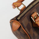LOUIS VUITTON Damier Ebene Mini Speedy Hand Bag SPO N41536 LV Auth 117814SM-17