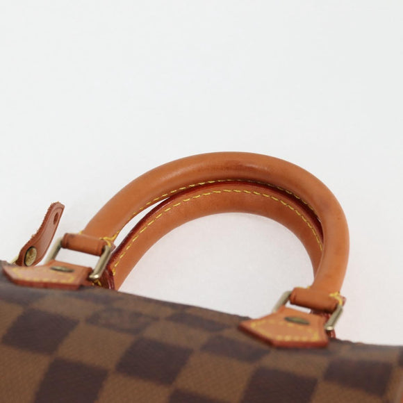 LOUIS VUITTON Damier Ebene Mini Speedy Hand Bag SPO N41536 LV Auth 117814SM
