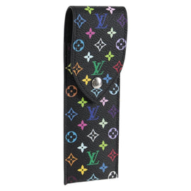 LOUIS VUITTON Monogram Multicolor LVxTM Pen Pouch Black GI1312 LV Auth 117816SM