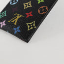 LOUIS VUITTON Monogram Multicolor LVxTM Pen Pouch Black GI1312 LV Auth 117816SM-16