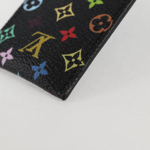 LOUIS VUITTON Monogram Multicolor LVxTM Pen Pouch Black GI1312 LV Auth 117816SM