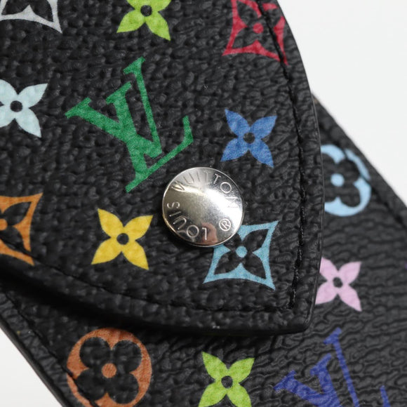 LOUIS VUITTON Monogram Multicolor LVxTM Pen Pouch Black GI1312 LV Auth 117816SM