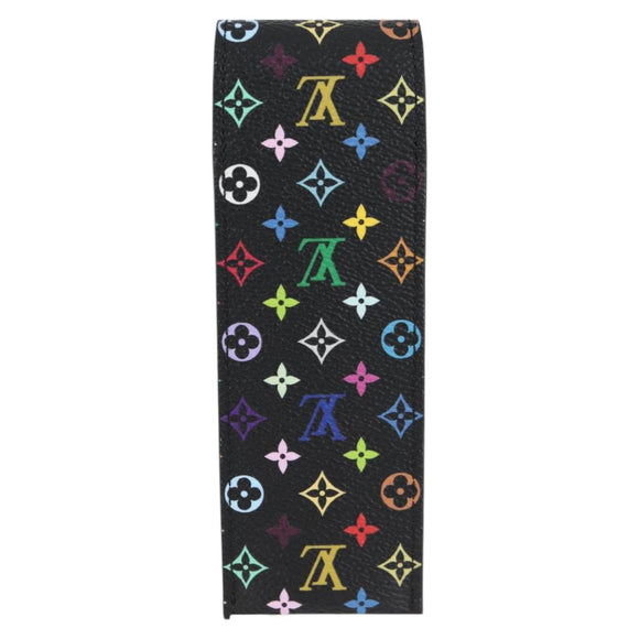 LOUIS VUITTON Monogram Multicolor LVxTM Pen Pouch Black GI1312 LV Auth 117816SM