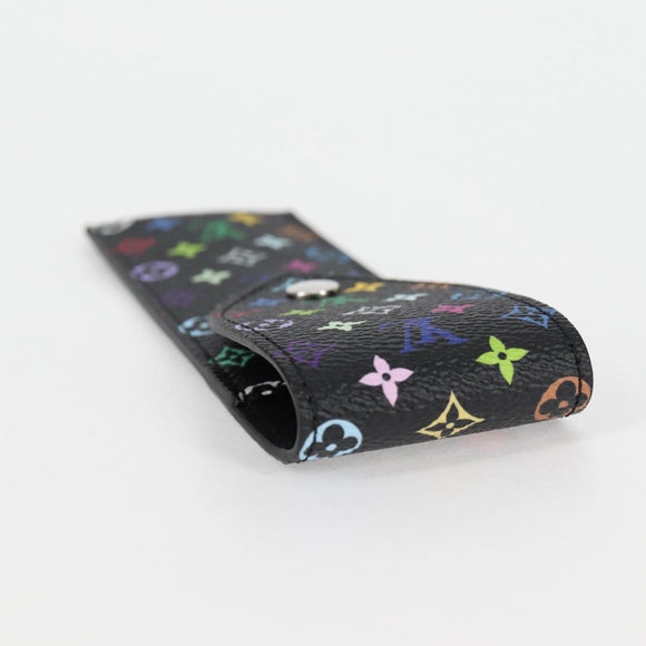 LOUIS VUITTON Monogram Multicolor LVxTM Pen Pouch Black GI1312 LV Auth 117816SM
