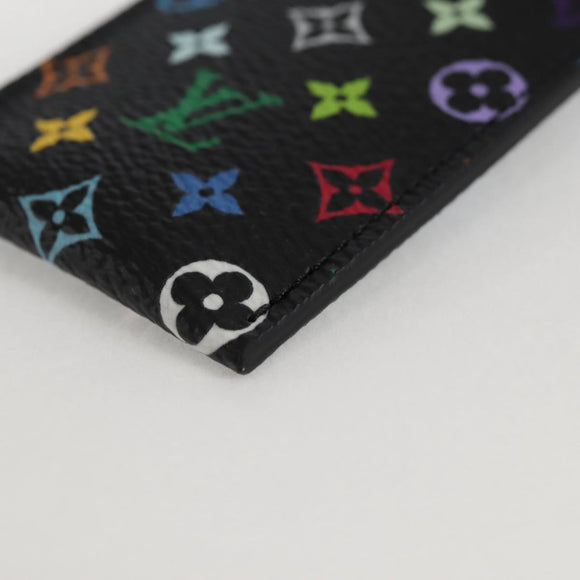 LOUIS VUITTON Monogram Multicolor LVxTM Pen Pouch Black GI1312 LV Auth 117816SM