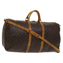 LOUIS VUITTON Monogram Keepall Bandouliere 60 Boston Bag M41412 LV Auth 117825-1