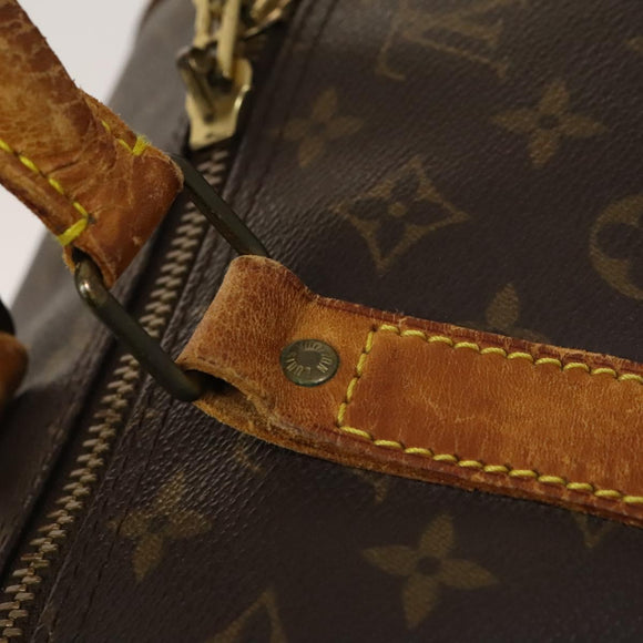 LOUIS VUITTON Monogram Keepall Bandouliere 60 Boston Bag M41412 LV Auth 117825