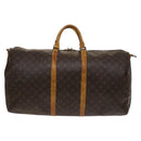 LOUIS VUITTON Monogram Keepall Bandouliere 60 Boston Bag M41412 LV Auth 117825-13