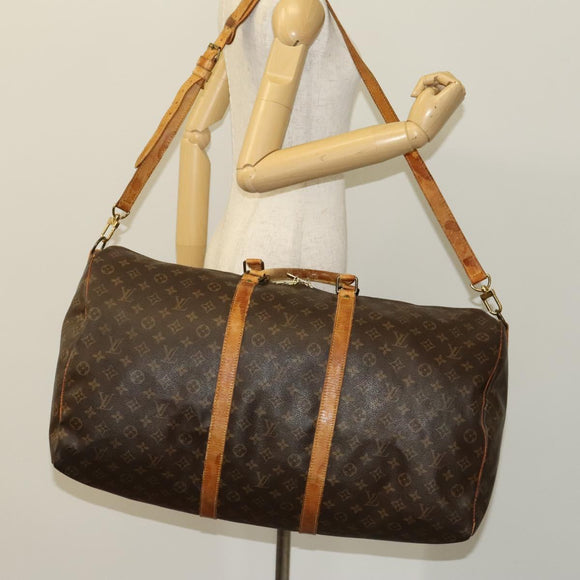 LOUIS VUITTON Monogram Keepall Bandouliere 60 Boston Bag M41412 LV Auth 117825