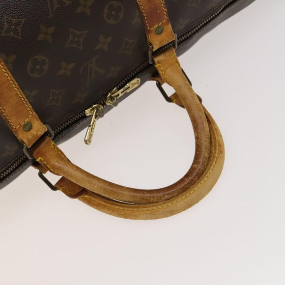 LOUIS VUITTON Monogram Keepall Bandouliere 60 Boston Bag M41412 LV Auth 117825