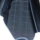 CELINE Hand Bag Leather Navy Gold Auth 117832-11