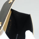 CHANEL Hand Bag Lamb Skin Beige CC Auth 117841-21