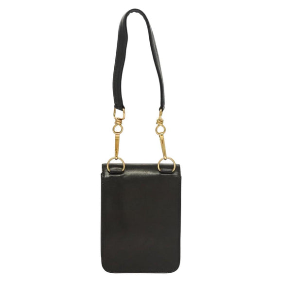 CHANEL Hand Bag Lamb Skin Beige CC Auth 117841