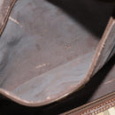 Burberrys Nova Check Boston Bag PVC 2way Beige Gold Auth 117842-12