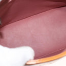 CHANEL Standard Tote Bag Patent leather Beige CC Auth 117843-11