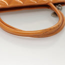 CHANEL Standard Tote Bag Patent leather Beige CC Auth 117843-7