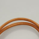 CHANEL Standard Tote Bag Patent leather Beige CC Auth 117843-8