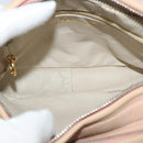 CHANEL Matelasse Shoulder Bag Lamb Skin Pink CC Auth 117845-9