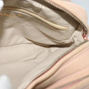 CHANEL Matelasse Shoulder Bag Lamb Skin Pink CC Auth 117845-20