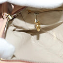 CHANEL Matelasse Shoulder Bag Lamb Skin Pink CC Auth 117845-21