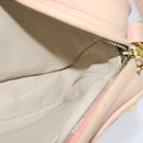 CHANEL Matelasse Shoulder Bag Lamb Skin Pink CC Auth 117845-23