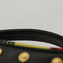 Gianni Versace Vanity Pouch Canvas Multicolor Gold Auth 117852-8
