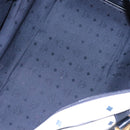 MCM Logogram Vicetos Boston Bag PVC Leather 2way White Gold Auth 117855-11