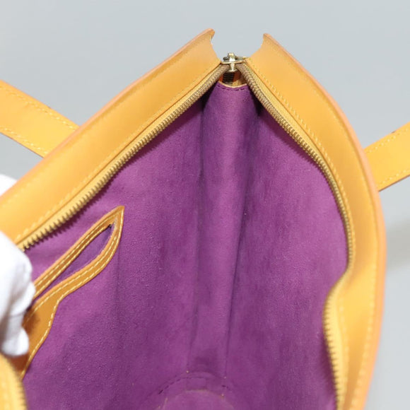 LOUIS VUITTON Epi Saint Jacques Hand Bag Yellow M52279 LV Auth 117860