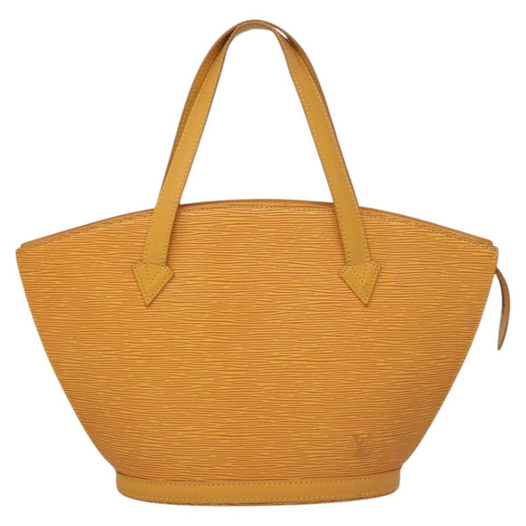 LOUIS VUITTON Epi Saint Jacques Hand Bag Yellow M52279 LV Auth 117860