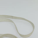 BALLY Hand Bag Leather 2way White Gold Auth 117861-15