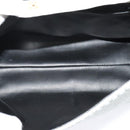 BALLY Hand Bag Leather 2way White Gold Auth 117861-11